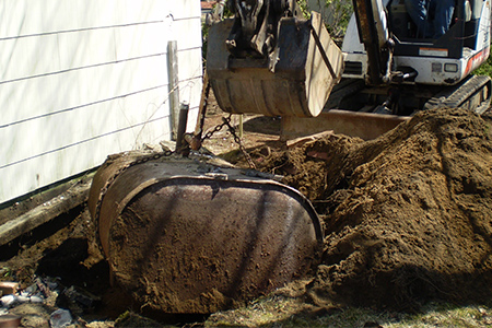 Oil Tank Removal From Ground